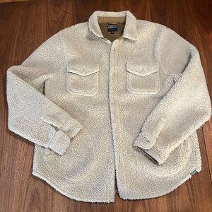 J CREW NORDIC SHERPA Shirt Jacket XL